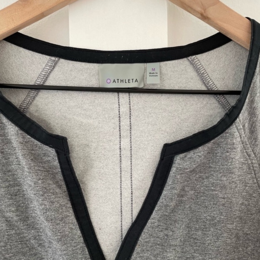 Athleta Split Neck Sentry Split Neck Sweatshirt S… - image 4